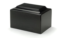 Load image into Gallery viewer, Classic Orca Black Granite Adult Cremation Urn, 210 Cubic Inches, TSA Approved
