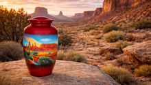Load image into Gallery viewer, Sonoran Desert 220 Cubic Inches Large/Adult Funeral Cremation Urn for  Ashes
