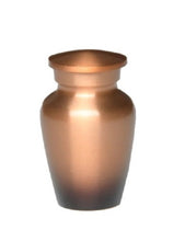Load image into Gallery viewer, Copy of At Peace Memorials Classic Alloy Cremation Urn -Ombre Sand and Sunset - Keepsake 3 Cubic Inches
