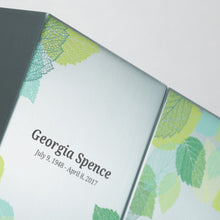 Load image into Gallery viewer, At Peace Memorials Life Canvas Foliage Pewter, Companion Urn LEFT SIDE 200 CI
