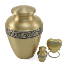 Load image into Gallery viewer, At Peace Memorials Avalon Bronze Large/Adult Cremation Urn 200 CI
