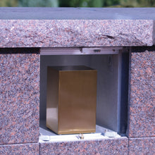 Load image into Gallery viewer, At Peace Memorials Beaumont Box Bronze Large/Adult Cremation Urn 200 CI
