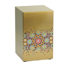 Load image into Gallery viewer, At Peace Memorials Life Canvas Mosaic Bronze Adult Cremation Urn 200 CI
