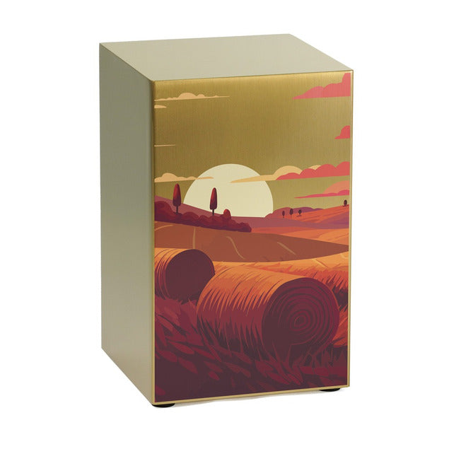 At Peace Memorials Life Canvas Prairie Landscape Bronze Large Cremation Urn 200 CI