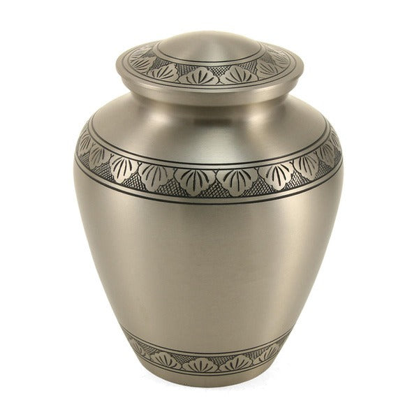 At Peace Memorials Eterna Elite Pewter Large/Adult Cremation Urn 200 CI