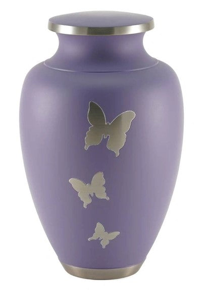 At Peace Memorials XL Butterfly cremation urn for ashes 320 Cubic inches