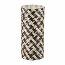 Load image into Gallery viewer, Woven Naturals Palm Black/Tan Scattering Urn
