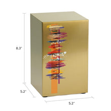 Load image into Gallery viewer, At Peace Memorials Life Canvas Painter Bronze Adult Cremation Urn 200 CI
