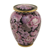 Load image into Gallery viewer, At Peace Memorials Elite Floral Blush Large/Adult Cremation Urn 210 Cubic Inches
