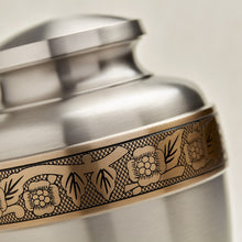 Load image into Gallery viewer, At Peace Memorials Avalon Pewter Large/Adult Cremation Urn 200 CI
