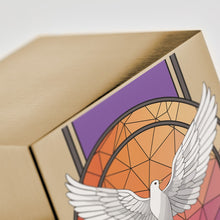 Load image into Gallery viewer, At Peace Memorials Life Canvas Dove Bronze Adult Cremation Urn 200 CI

