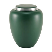 Load image into Gallery viewer, Large Cremation Urn for ashes, 200 Cubic Inches - Emerson Emerald
