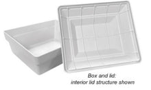 Load image into Gallery viewer, At Peace Memorials Ella Cremains White Funeral Cremation Urn Vault
