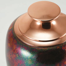 Load image into Gallery viewer, Large Luna Textured Raku Cremation Urn 200 CI
