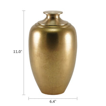 Load image into Gallery viewer, At Peace Memorials  Large Luna Textured Bronze cremation urn for ashes 200 CI

