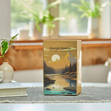 Load image into Gallery viewer, At Peace Memorials Life Canvas Mountain Landscape Bronze Large Cremation Urn 200 CI
