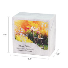Load image into Gallery viewer, At Peace Memorials Large/Adult 200 Cubic Inches Monumental Memorials Garden Cremation Urn
