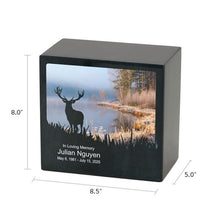 Load image into Gallery viewer, At Peace Memorials Large/Adult 200 Cubic Inches Monumental Memorials Elk Cremation Urn
