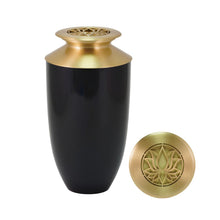 Load image into Gallery viewer, At Peace Memorials Large/Adult 200 Cubic Inches Riverfall Scatter Monterey Lotus Onyx Cremation Urn
