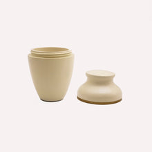 Load image into Gallery viewer, Small Nested Resin Vase Pet Cremation Urn 8 Cubic Inches with Engraved Base
