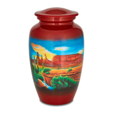 Load image into Gallery viewer, Sonoran Desert 220 Cubic Inches Large/Adult Funeral Cremation Urn for  Ashes
