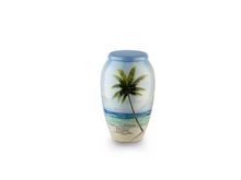 Load image into Gallery viewer, Under The Palm 220 Cubic Inches Large/Adult Funeral Cremation Urn for  Ashes
