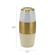 Load image into Gallery viewer, At Peace Memorials Large/Adult 200 Cubic Inches Riverfall Scatter Allure Lotus Bronze Cremation Urn
