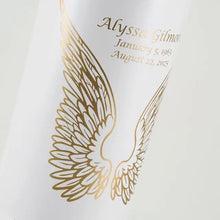 Load image into Gallery viewer, At Peace Memorials Large/Adult 230 Cubic Inches Eternal Essence Angel Wings Pearl Cremation Urn
