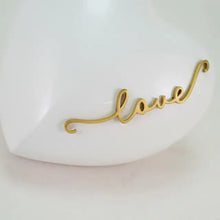 Load image into Gallery viewer, At Peace Memorials Extra Small 50 Cubic Inches Adoring Heart Pearl White Cremation Urn
