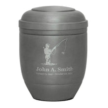 Load image into Gallery viewer, Large/Adult 230 Cubic Inches Pewter Metal Funeral Cremation Urn for Ashes
