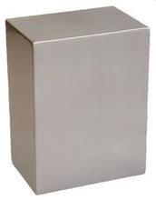 Load image into Gallery viewer, Large/Adult 230 Cubic Inches Pristine Stainless Cube Cremation Urn for Ashes

