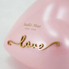Load image into Gallery viewer, At Peace Memorials Extra Small 50 Cubic Inches Adoring Heart Pearl Pink Cremation Urn
