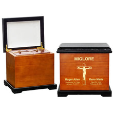 Load image into Gallery viewer, Extra Large/Companion 410 Cubic Inches Harmony Chest Funeral Cremation Urn
