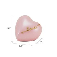 Load image into Gallery viewer, At Peace Memorials Extra Small 50 Cubic Inches Adoring Heart Pearl Pink Cremation Urn
