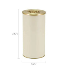 Load image into Gallery viewer, At Peace Memorials Large/Adult 200 Cubic Inches Riverfall Scatter Geneva Rose Ivory Cremation Urn
