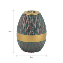 Load image into Gallery viewer, At Peace Memorials Large/Adult 200 Cubic Inches Riverfall Scatter Reflections Diamond Teal Cremation Urn
