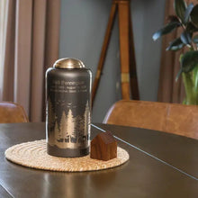 Load image into Gallery viewer, At Peace Memorials Large/Adult 230 Cubic Inches Eternal Essence Forest Gray Cremation Urn
