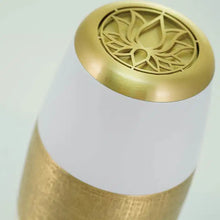 Load image into Gallery viewer, At Peace Memorials Large/Adult 200 Cubic Inches Riverfall Scatter Allure Lotus Bronze Cremation Urn
