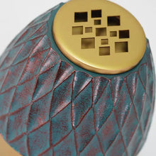 Load image into Gallery viewer, At Peace Memorials Large/Adult 200 Cubic Inches Riverfall Scatter Reflections Diamond Teal Cremation Urn
