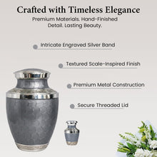 Load image into Gallery viewer, At Peace Memorials Cordoba Soft Grey Urn for Ashes SET
