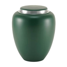 Load image into Gallery viewer, Large Cremation Urn for ashes, 200 Cubic Inches - Emerson Emerald
