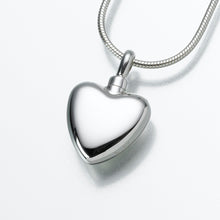 Load image into Gallery viewer, Sterling Silver Small Heart Memorial Jewelry Pendant Funeral Cremation Urn
