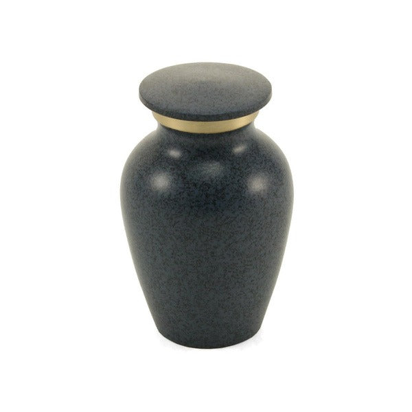 New,Solid Brass MAUS Granite Keepsake Funeral Cremation Urn, 5 Cubic Inches