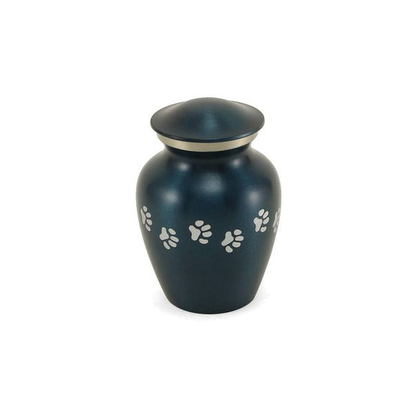 At Peace Memorials Classic Paws Blue Petite