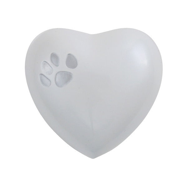 At Peace Memorials Quest Pearl Heart Keepsake