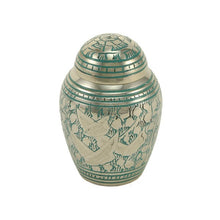 Load image into Gallery viewer, New, Solid Brass Guided Light Keepsake Funeral Cremation Urn,  5 Cubic Inches
