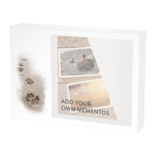 Load image into Gallery viewer, At Peace Memorials Shadowbox Remembrance Paws in Sand

