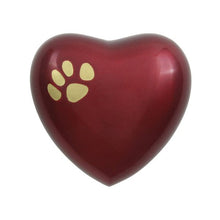Load image into Gallery viewer, At Peace Memorials Quest Crimson Heart Keepsake
