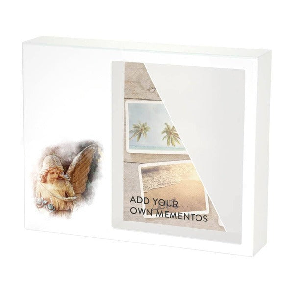 At Peace Memorials Shadowbox Remembrance Keepsake Angel