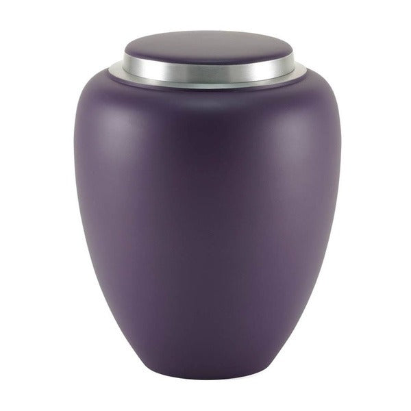 Large Cremation Urn for ashes, 200 Cubic Inches - Emerson Amethyst